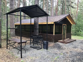 Беседка с мангальной зоной — аренда на базе Усадьба в Тюмени