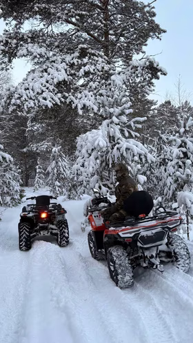 Финиш сафари на квадроциклах — база отдыха Усадьба, Тюмень
