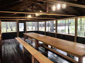 Шатёр для мероприятий — аренда на базе отдыха в Тюмени